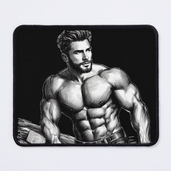 Item preview, Lumberjack Cool Muscle LGBTQ Gay Pride Graphic Design designed and sold by ItsAKinkThing.