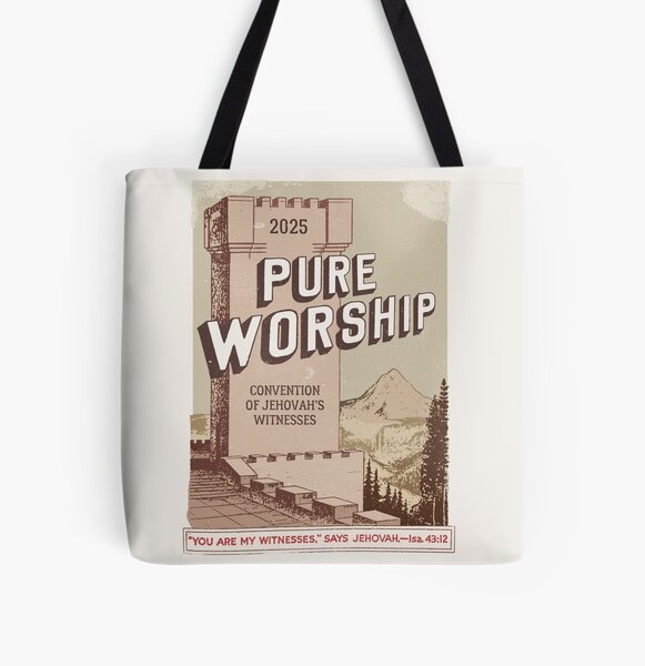 Item preview, Pure Worship (Vintage Watchtower) designed and sold by Paper Bee Gift Shop.