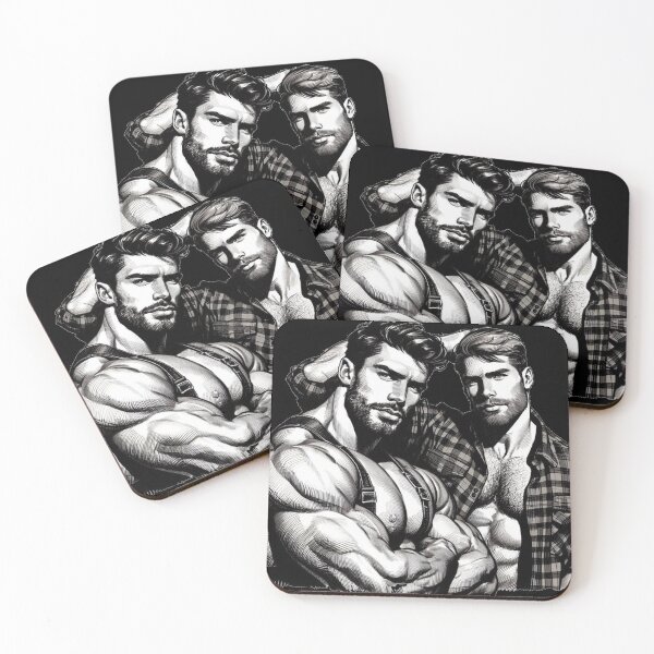 Item preview, Hot Lumberjack Nights Muscle Power LGBTQ Gay Pride Graphic Design designed and sold by ItsAKinkThing.