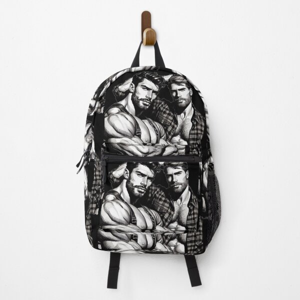 Item preview, Hot Lumberjack Nights Muscle Power LGBTQ Gay Pride Graphic Design designed and sold by ItsAKinkThing.