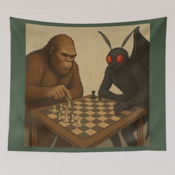 Item preview, Cryptid-Checkmate  designed and sold by Abducted Treasures.