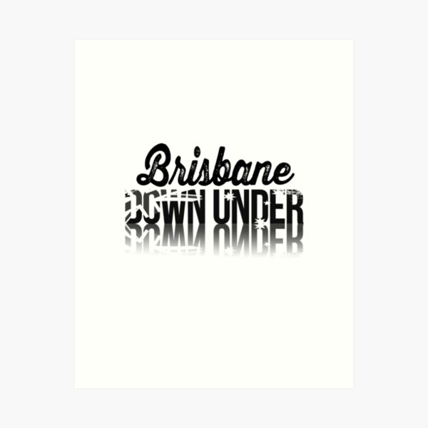 Item preview, Celebrate Brisbane with Bold Aussie Pride - Aussie Flag Black and White Design designed and sold by Destination Merchandise.