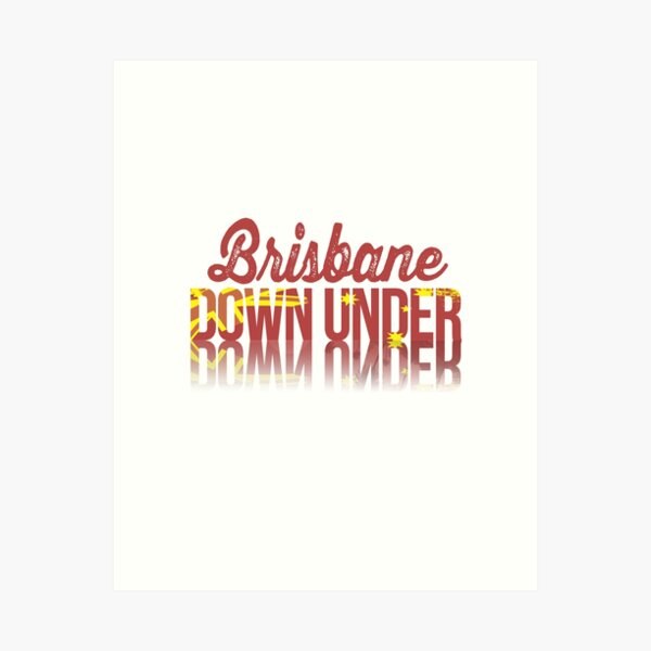 Item preview, Celebrate Brisbane with Bold Aussie Pride - Aussie Flag Sunburnt Basic Design designed and sold by Destination Merchandise.