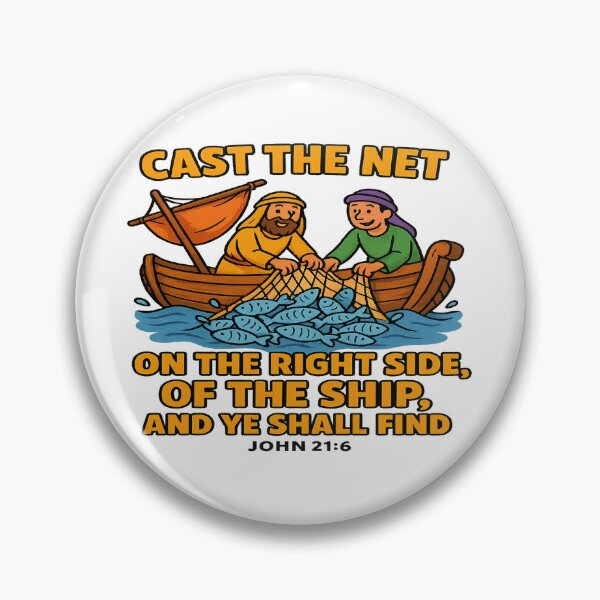 Item preview, Cast the Net Bible Verse Art designed and sold by dessertcruzing.