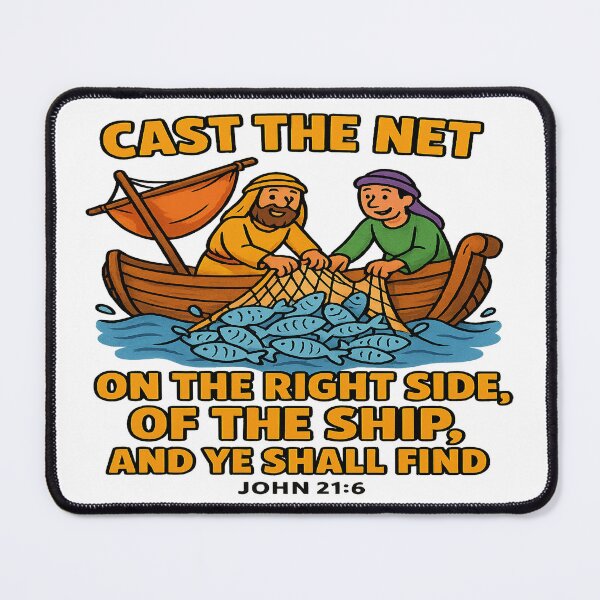 Item preview, Cast the Net Bible Verse Art designed and sold by dessertcruzing.