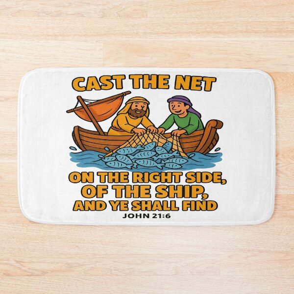 Item preview, Cast the Net Bible Verse Art designed and sold by dessertcruzing.
