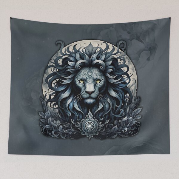 Item preview, Royal elegance, a majestic gaze, an ornate lion's head.  designed and sold by nicky2342.