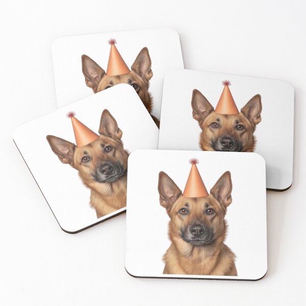 Item preview, Cute Chinook dog with Party Hat Birthday Celebration designed and sold by LazyOwlStore.