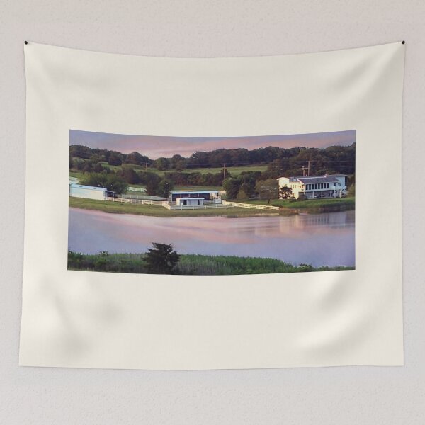 Item preview, Panorama del rancho recortado, más parecido a una pintura del rancho. designed and sold by Raven Shadow.