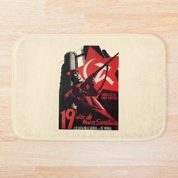 Item preview, Friends of the Soviet Union, 19 Years of Soviet Union | Vintage Communist Propaganda Poster Design for Stickers, Apparel & Accessories | Retro USSR Anniversary Art & Proletarian Solidarity Symbolism designed and sold by RevolutionToday.