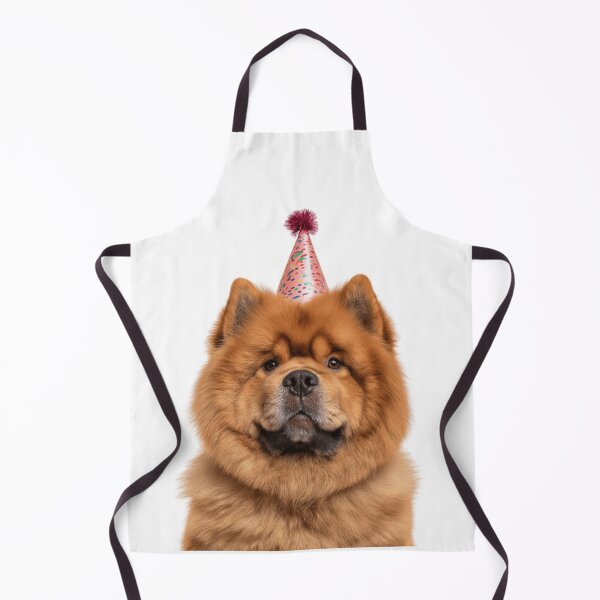 Item preview, Cute Chow Chow dog with Party Hat Birthday Celebration designed and sold by LazyOwlStore.