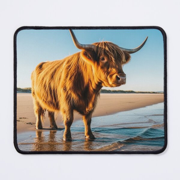 Item preview, Highland cow beach designed and sold by Md1982.