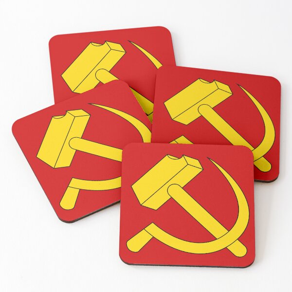 Item preview, Soviet USSR Hammer and Sickle | Communist Symbol & Marxist-Leninist Design for Stickers, Apparel & Accessories | Retro Propaganda Art & Workers' State Emblem designed and sold by RevolutionToday.