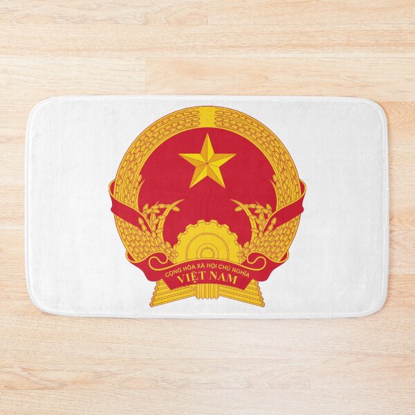Item preview, Socialist Republic of Vietnam National Emblem | Vietnamese Communist Symbol & Marxist Design for Stickers, Apparel & Accessories | Retro Propaganda Style & Anti-Imperialist Workers' State Art designed and sold by RevolutionToday.