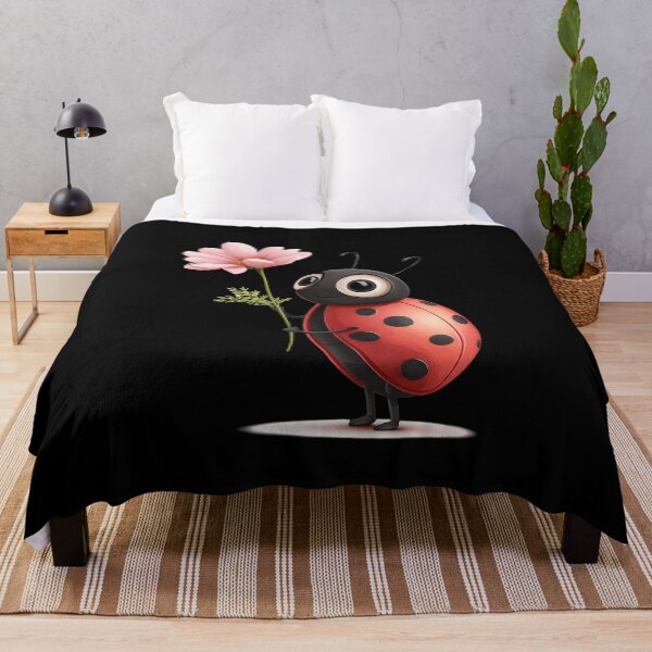 Item preview, ladybug with flower designed and sold by DerSenat.