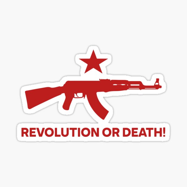 Artikel-Vorschau von Revolution oder Tod – Militantes marxistisches Klassenkampf-Design | Bewaffnete Proletariatskunst für protestbereite Kleidung, Aufkleber und Aktivisten-Accessoires, designt und verkauft von RevolutionToday.