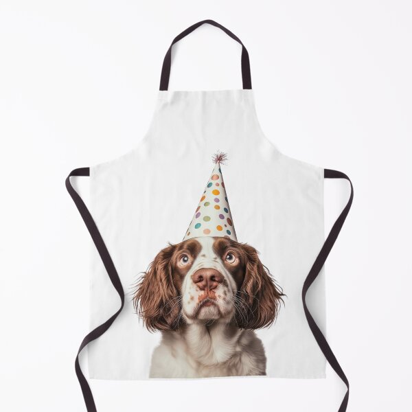 Item preview, Cute Clumber Spaniel dog with Party Hat Birthday Celebration designed and sold by LazyOwlStore.