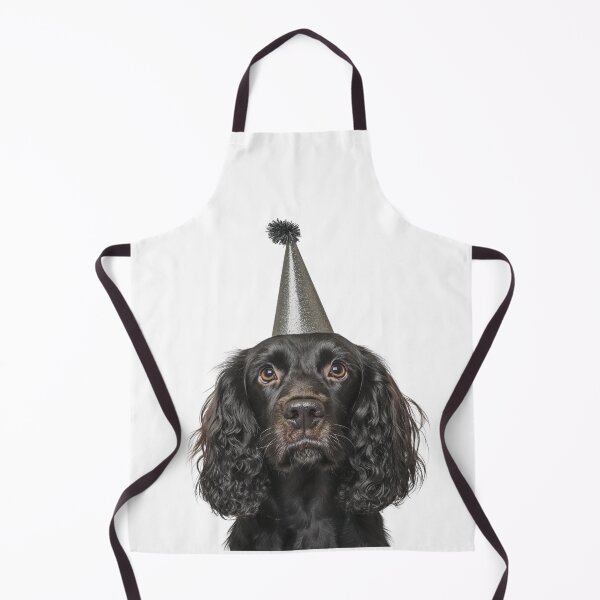 Item preview, Cute Cocker Spaniel dog with Party Hat Birthday Celebration designed and sold by LazyOwlStore.