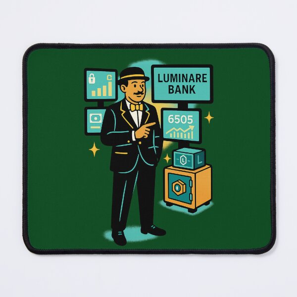Item preview, Neon Banking Emblem designed and sold by Luminare888.