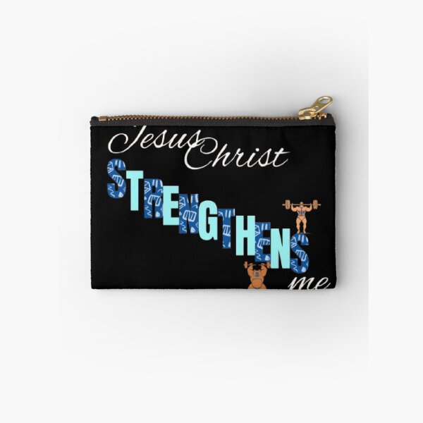 Item preview, Jesus Christ Strengthens Me Christian Text designed and sold by DivineHaven.