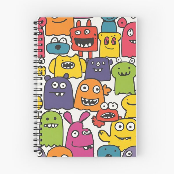 Item preview, Minimalist Cuties in Joyful Cartoon Arrangement designed and sold by Piotrek0001.