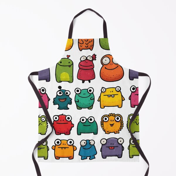 Item preview, Happy Cartoon Faces in Bold Simple Shapes designed and sold by Piotrek0001.
