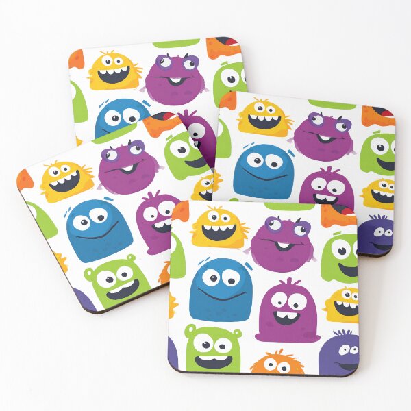 Item preview, Friendly Cartoon Companions on a White Stage designed and sold by Piotrek0001.