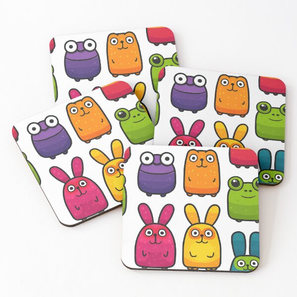 Item preview, Friendly Cartoon Friends in a Joyful Mix designed and sold by Piotrek0001.