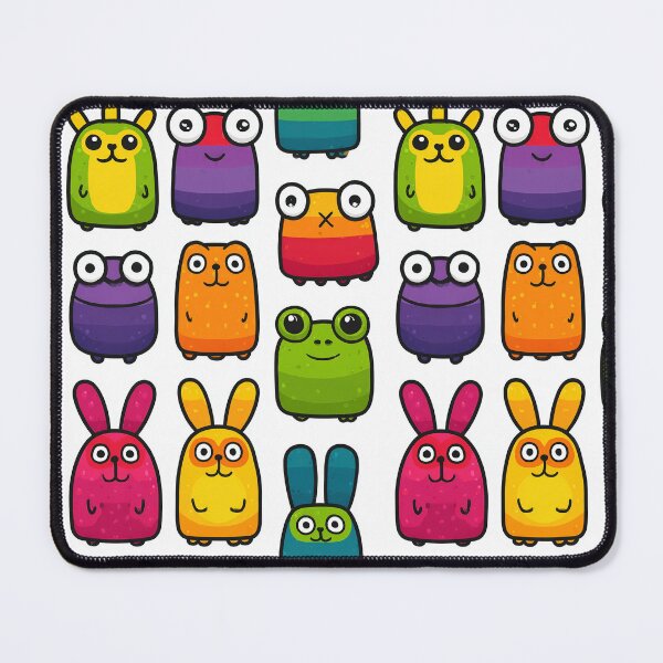 Item preview, Friendly Cartoon Friends in a Joyful Mix designed and sold by Piotrek0001.