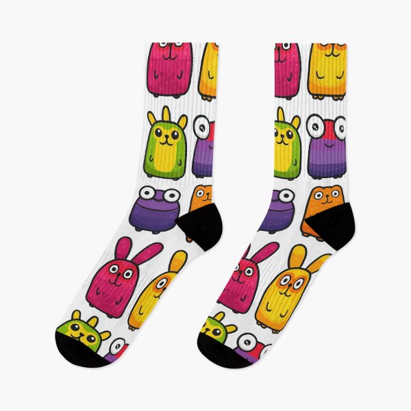 Item preview, Friendly Cartoon Friends in a Joyful Mix designed and sold by Piotrek0001.