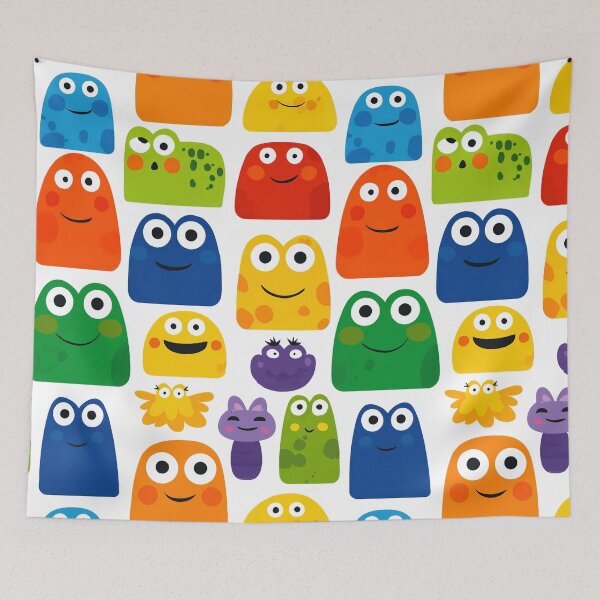 Item preview, Vibrant Faces Smiling in a Clean Space designed and sold by Piotrek0001.