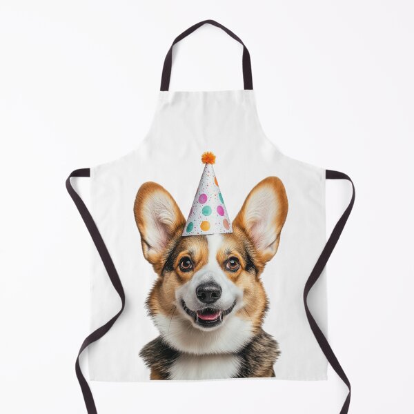Item preview, Cute Corgi dog with Party Hat Birthday Celebration designed and sold by LazyOwlStore.