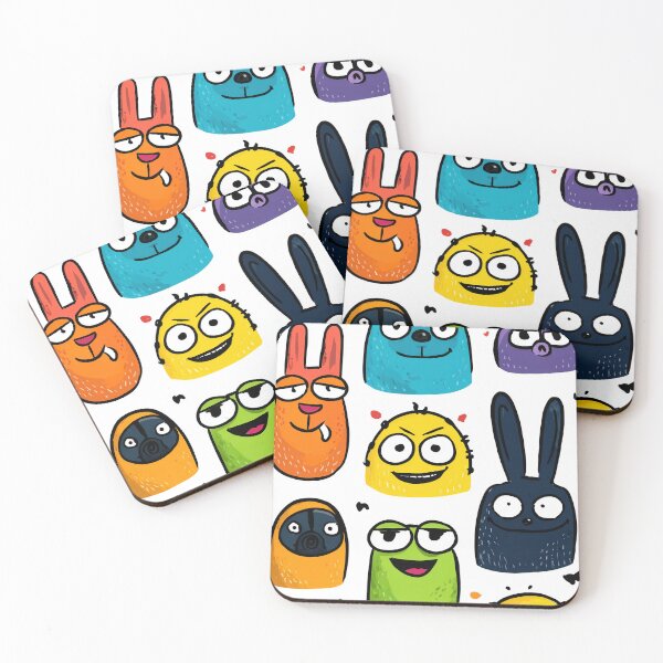 Item preview, Flat Vector Friends with Expressive Personalities designed and sold by Piotrek0001.