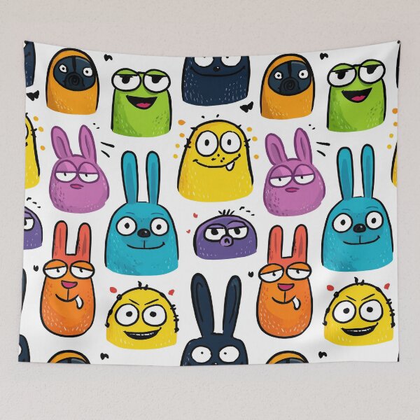 Item preview, Flat Vector Friends with Expressive Personalities designed and sold by Piotrek0001.