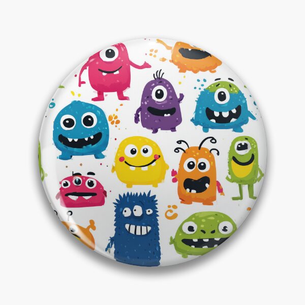 Item preview, Stylized Cartoon Faces in Colorful Harmony designed and sold by Piotrek0001.