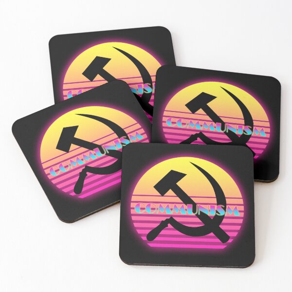 Item preview, Communism Vaporwave - Sovietwave Aesthetic Art | Marxist-Leninist Retro Apparel, Neon Class Struggle Stickers & Socialist Collectibles designed and sold by RevolutionToday.