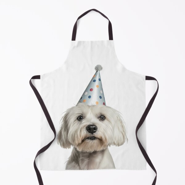 Item preview, Cute Coton de Tulear dog with Party Hat Birthday Celebration designed and sold by LazyOwlStore.