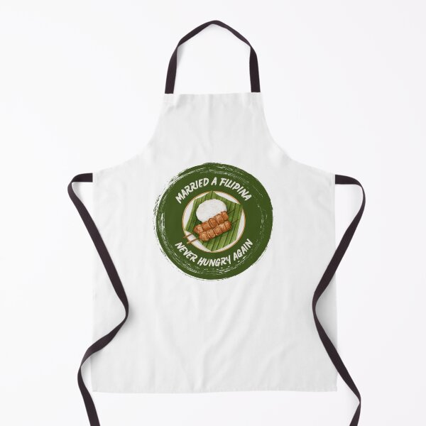 Item preview, Married a Filipina - Never Hungry Again designed and sold by Hearts Don't Need Borders.