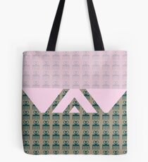 Duafe - Wooden Comb - Adinkra symbol pink touch Tote Bag
