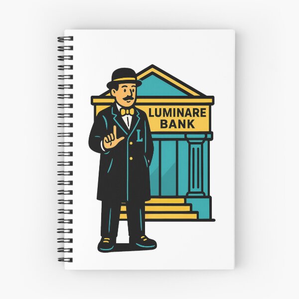 Item preview, Neon Bank Emblem – Secure Wealth designed and sold by Luminare888.