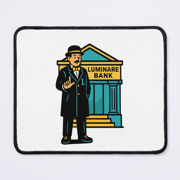 Item preview, Neon Bank Emblem – Secure Wealth designed and sold by Luminare888.