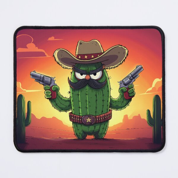 Item preview, Cowboy Cactus | Sheriff | Wild West | Yeehaw | Cowboycore | Western aesthetic designed and sold by Yaremchuk.