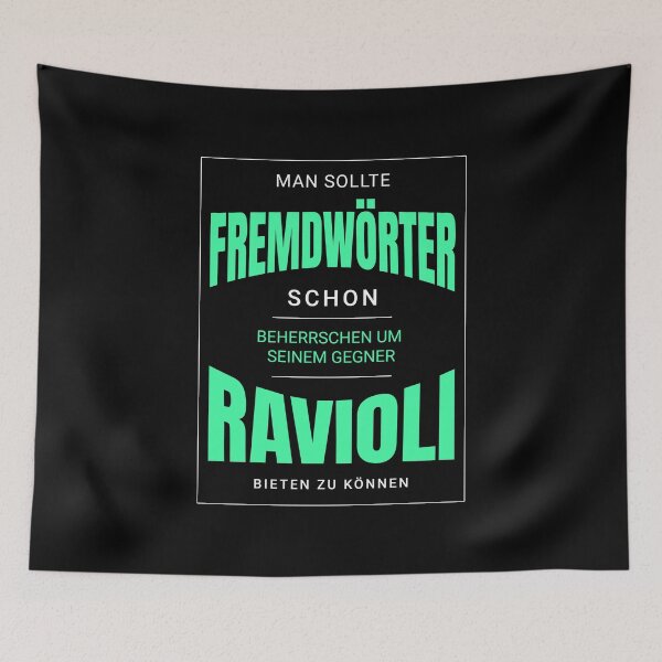 Item preview, You should already know foreign words to be able to offer your opponent ravioli designed and sold by Pflugart.