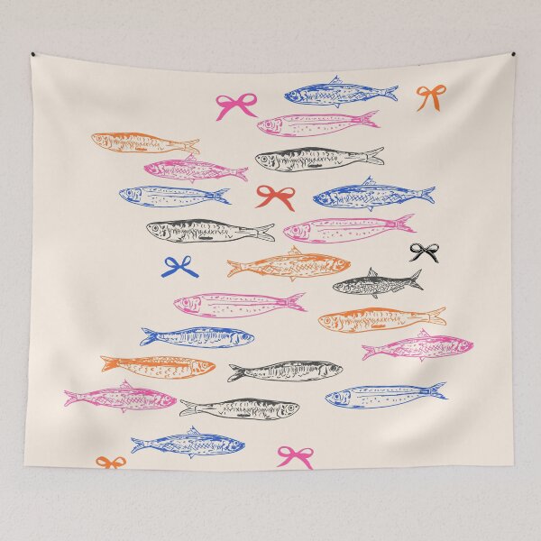 Item preview, Retro Pastel Sardines Coquette designed and sold by MaiZephyr.