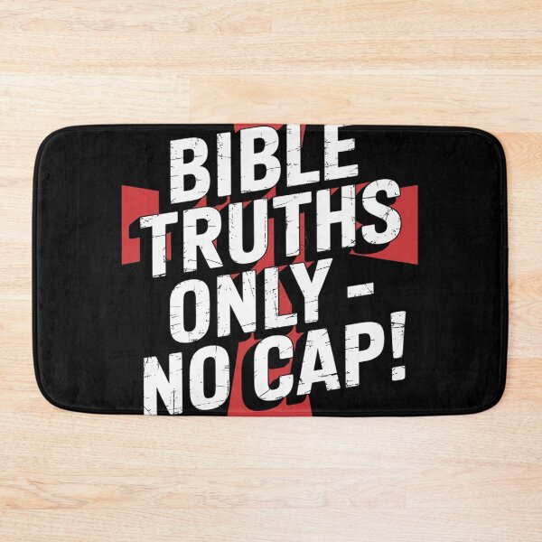 Item preview, Bible Truths Only No Cap Jesus God Lord Faith Cross designed and sold by Nekusa.