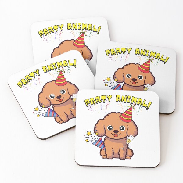 Item preview, Party Animal Funny Brown dog designed and sold by Pet Station.