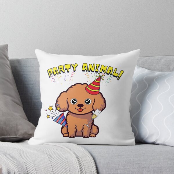 Item preview, Party Animal Funny Brown dog designed and sold by Pet Station.