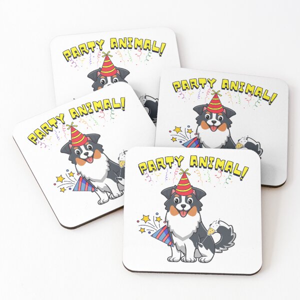 Item preview, Party Animal Funny Collie dog designed and sold by Pet Station.