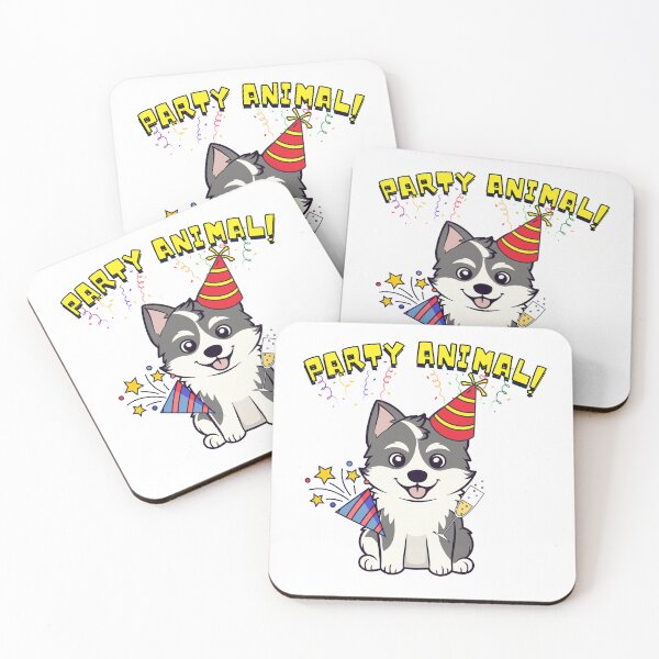 Item preview, Party Animal Funny Husky dog designed and sold by Pet Station.