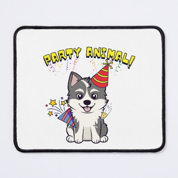 Item preview, Party Animal Funny Husky dog designed and sold by Pet Station.